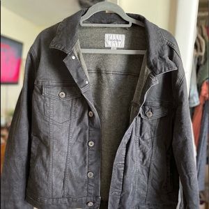 Good fellow men’s black denim jacket